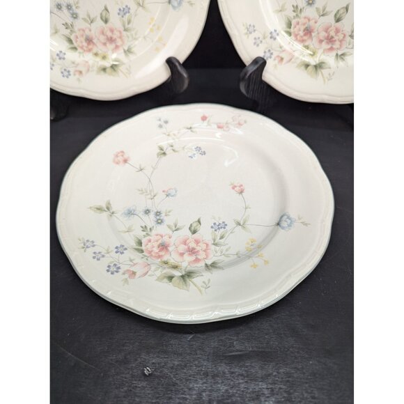 Vintage Mikasa Dinner at Eight DB 010 Gardena 8 1/2" Bread Plate Lot of 3 - Picture 4 of 10